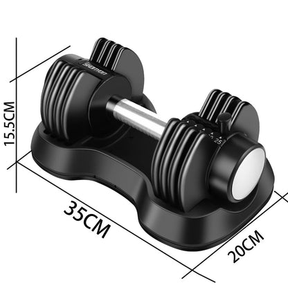 Adjustable Dumbbell Barbell 25 lbs