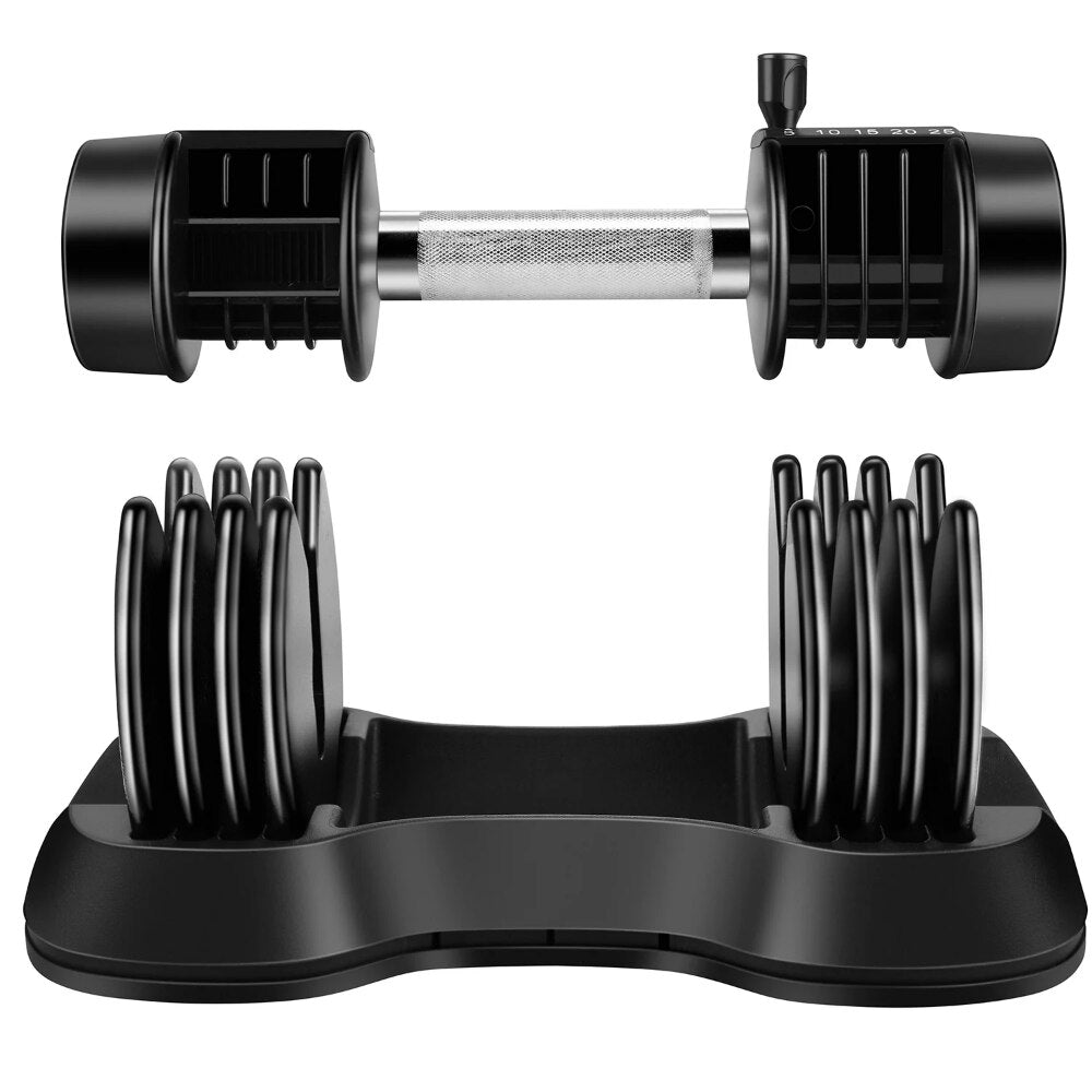 Adjustable Dumbbell Barbell 25 lbs
